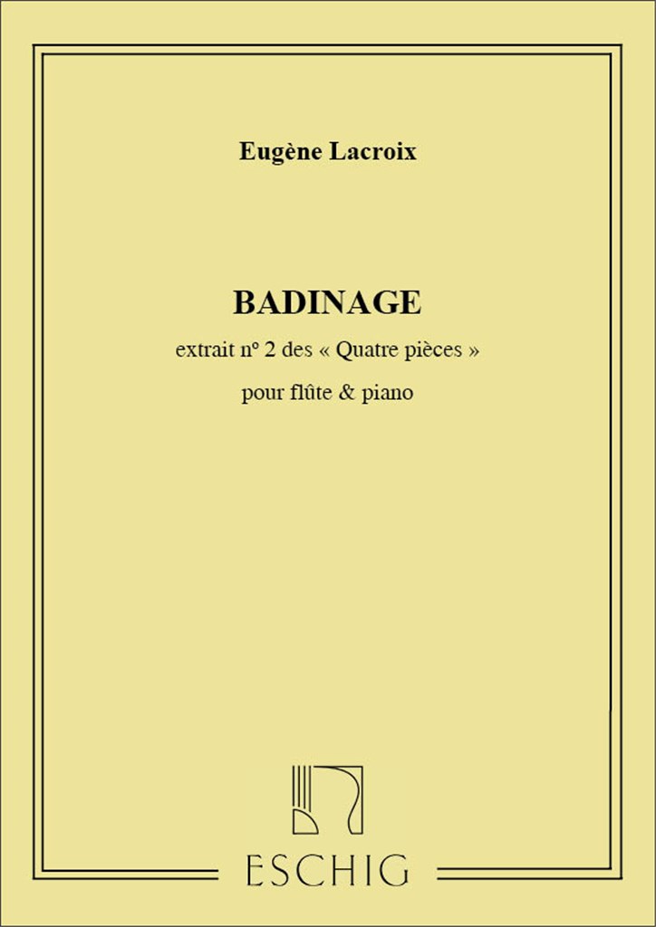 Badinage N 2 Flute-Piano